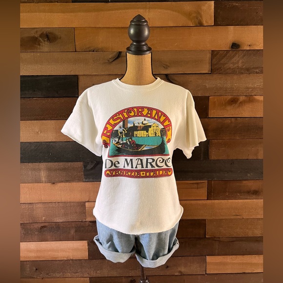 Vintage 1989 Passport Internationale RISTORANTE De MARCO, Venezia Cut Off Top - Picture 4 of 11